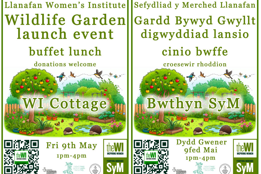 Wildlife Garden launch event flyer